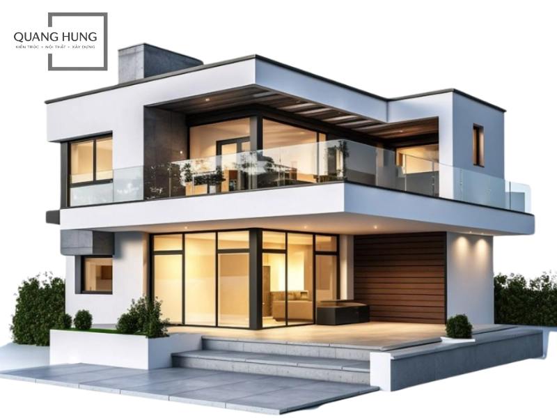 nhà phố 2 tầng