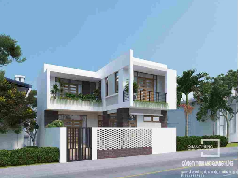 nhà phố 2 tầng