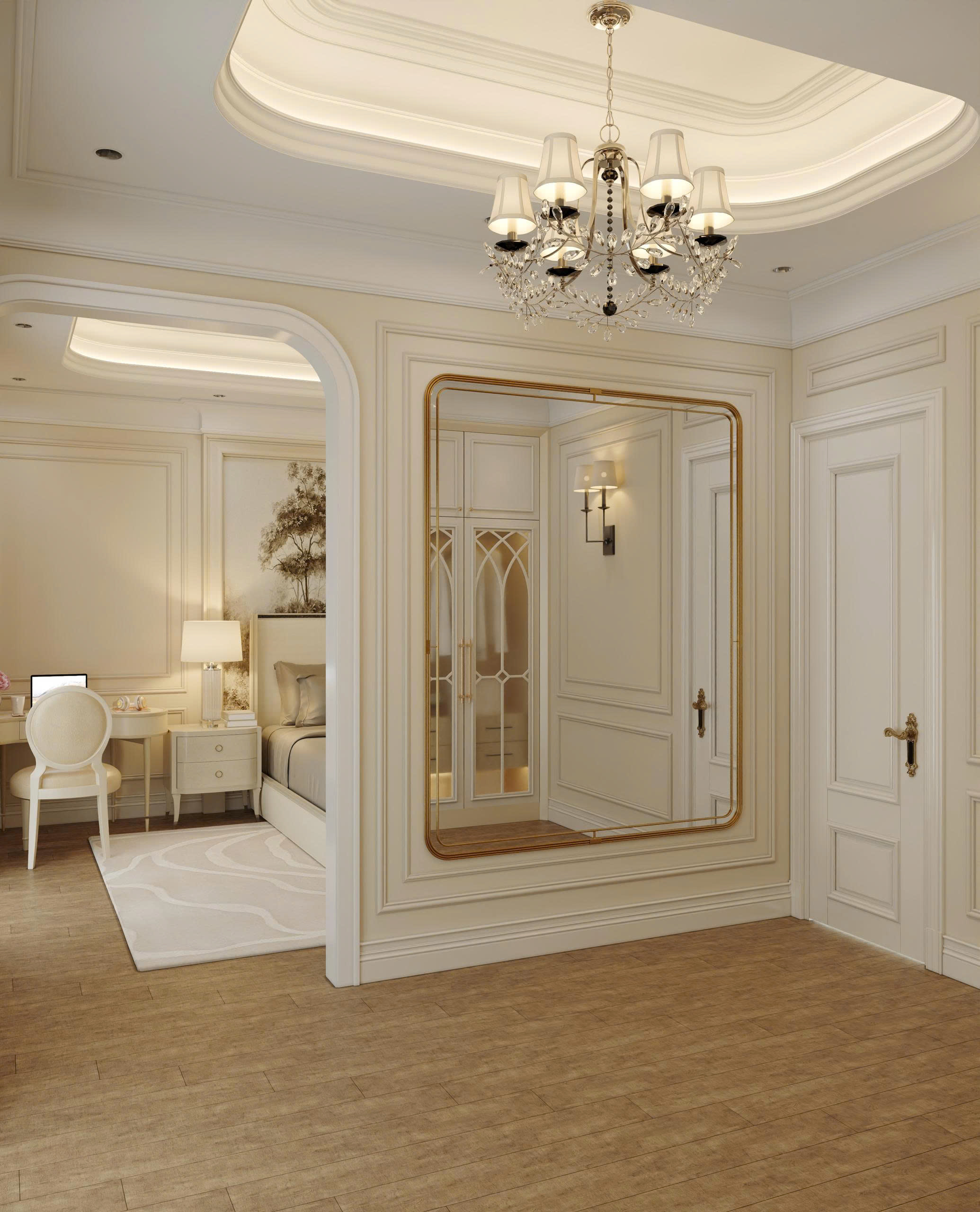 Thiết kế nội thất biệt thự phong cách tân cổ điển